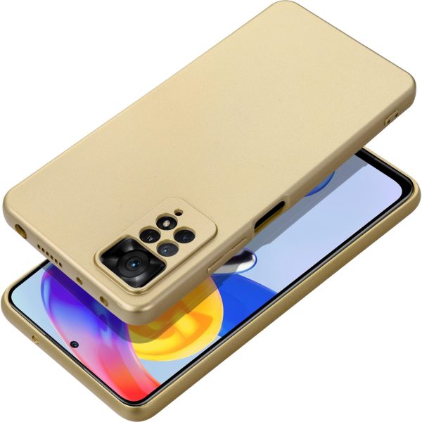 Maskica METALLIC XIAOMI Redmi 12 4G gold