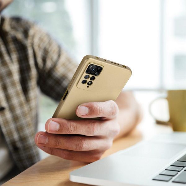 Maskica METALLIC XIAOMI Redmi 12 4G gold - Slika 3