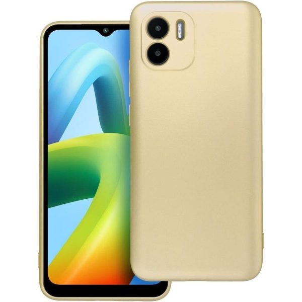 Maskica METALLIC XIAOMI Redmi A1 /REDMI A2 gold