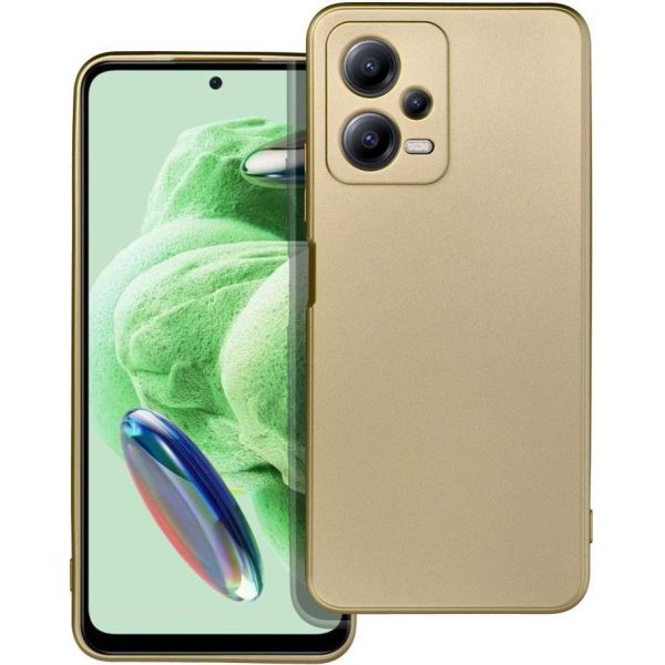 Maskica METALLIC XIAOMI Redmi NOTE 12 5G gold