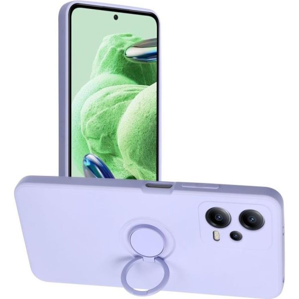 Maskica SILICONE RING XIAOMI Redmi NOTE 12 5G violet