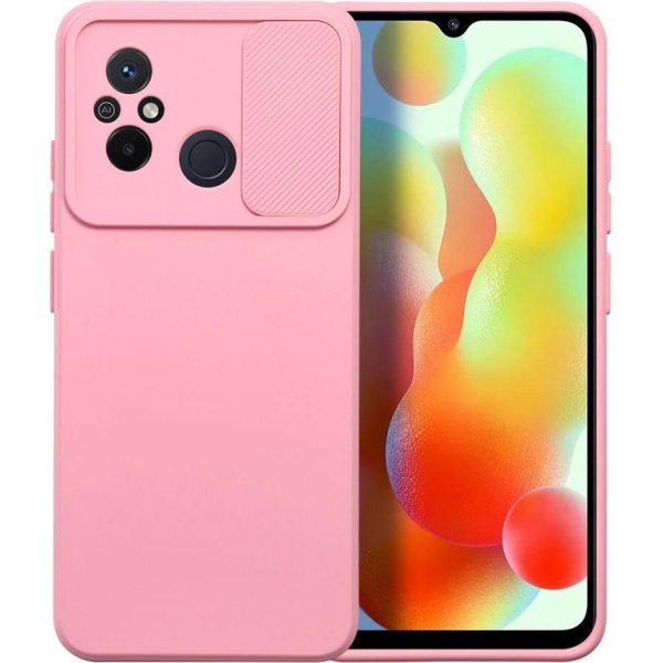 Maskica SLIDE XIAOMI Redmi 12C light pink