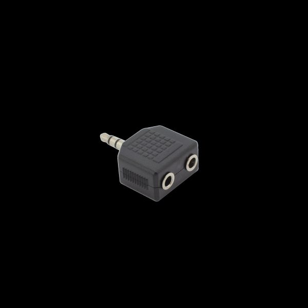 ADAPTER 3.5 mm Muški -> 2 X 3.5 mm Ženski / RETAIL, AD.3,5-2X3,5/R