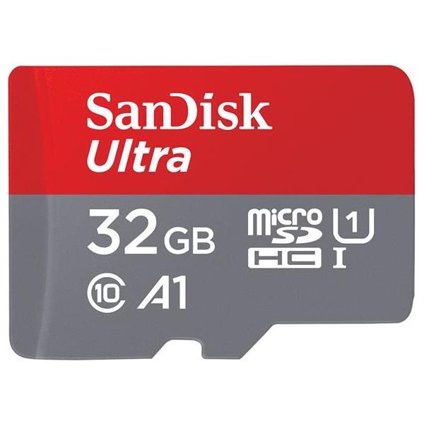 SANDISK ULTRA microSDHC 32GB 120MB/s A1 SDSQUA4-032G-GN6IA