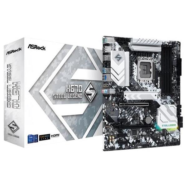 ASROCK H670 Steel Legend LGA1700 4x DDR4