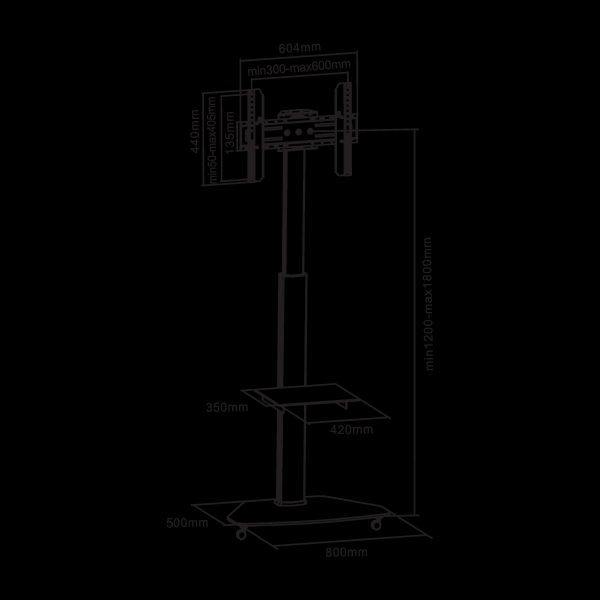 PODNI MOBILNI STALAK SBOX FS-500