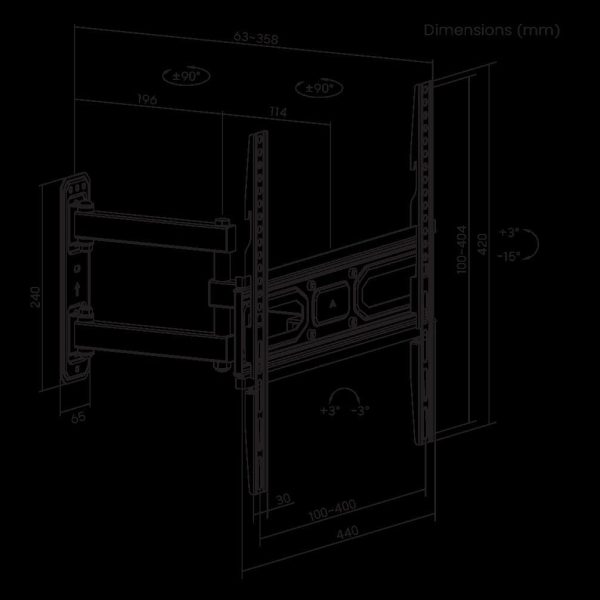 ZIDNI STALAK SBOX PLB-3644-2