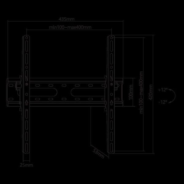 Zidni nosač SBOX PLB-2544T-2 - Slika 2