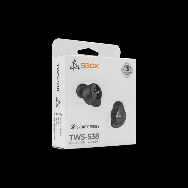 EARBUDS Slušalice + mikrofon SBOX Bluetooth EB-TWS538 Crne - Slika 3