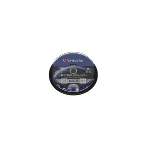 Blu-Ray M-Disc Verbatim BD-R SL 25GB 4× Printable 10 pack spindle (Single Layer)