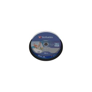 Blu-Ray Verbatim BD-R SL 6× 25GB HTL WIDE Printabilni No ID, 10 kom. spindle (Single Layer)