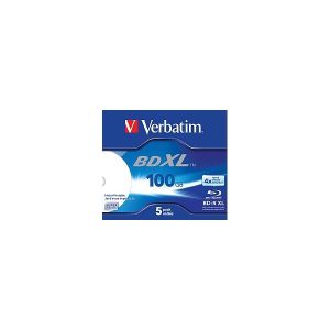 Blu-Ray Verbatim BD-R DL XL 4× 100GB Wide White Inkjet Printabilni Hard Coat Surface, 5 kom. JC (Double Layer)