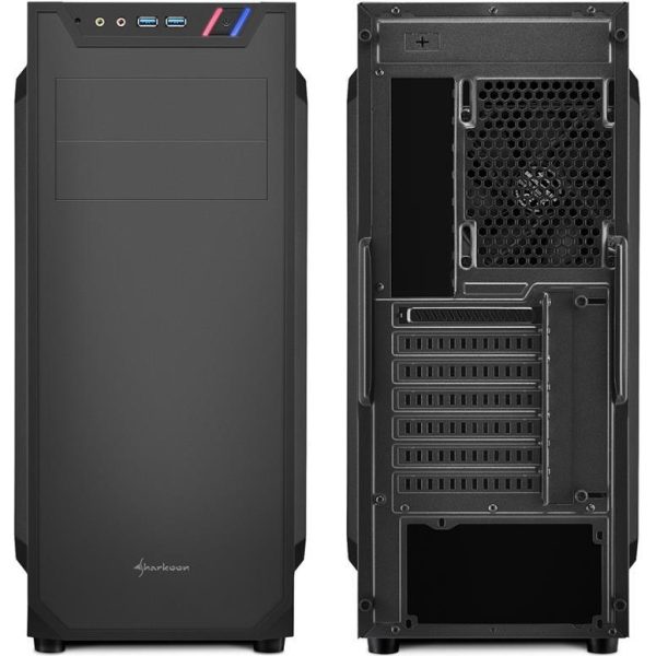 Sharkoon VS7 Midi-Tower ATX kućište, bez napajanja, crno - Slika 5