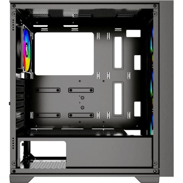 Bit Force VOLTRON ARGB-4 Gaming Midi Tower ATX kućište bez napajanja, crno - Slika 3