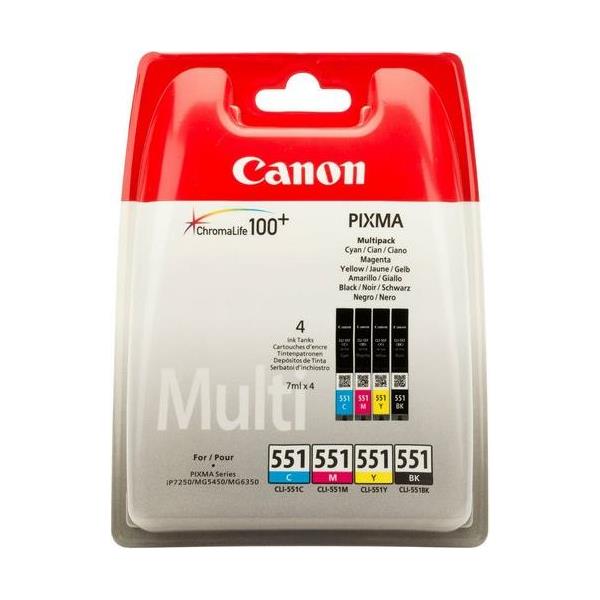 Canon tinta CLI-551 CMYB multipack 6509B009