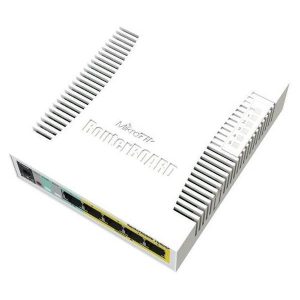MikroTik RB260GSP 5-port GbE smart switch 1x SFP cage with PoE out on 4 ports
