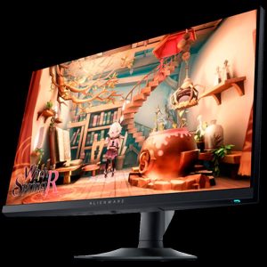 Monitor Alienware AW2724DM 27", 2560x1440, QHD, 165Hz, IPS Antiglare, 16:9, 1000:1, 600 cd/m2, NVIDIA G-SYNC + AMD FreeSync, 1ms, 178/178, 2xDP, HDMI, 2xUSB 3.2, USB-B, Tilt, Swivel, AW2724DM-09