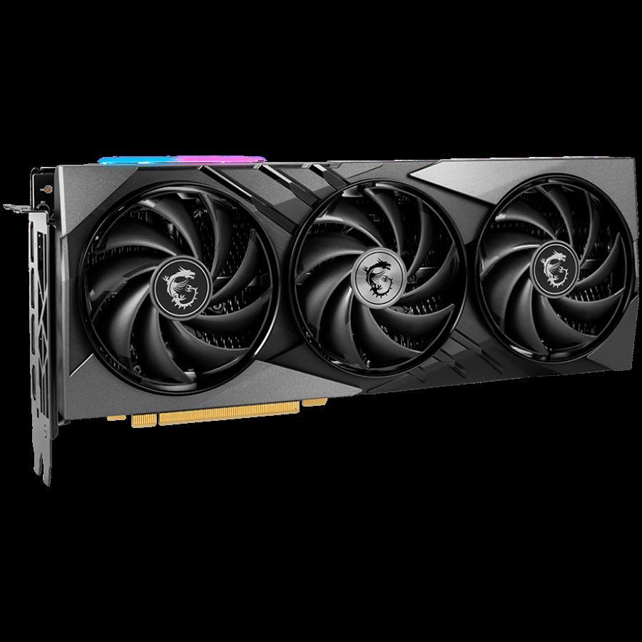 MSI Video Card Nvidia GeForce RTX 4070 GAMING X SLIM 12G (12GB GDDR6X/192bit, PCI Express Gen 4, 3xDP, 1xHDMI, Recommended PSU 650W), Black, Retail