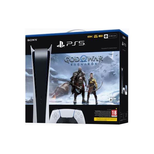 PlayStation 5 Digital Edition C chassis + God of War: Ragnarok VCH PS5, 9451495