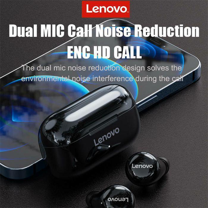 BLUETOOTH STEREO SLUŠALICE LENOVO LP11 CRNE - Slika 2