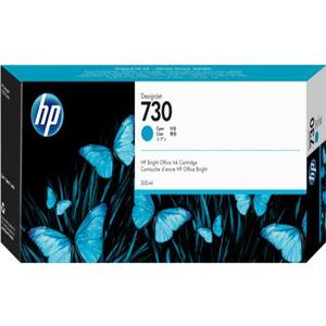 HP 730 300 ml Cyan Ink Cartridge, P2V68A