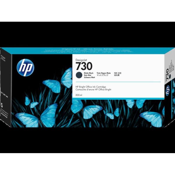 HP 730 300 ml Matte Black Ink Crtg, P2V71A