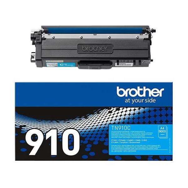 BROTHER TN910C Toner Cartridge Cyan HC, TN910C
