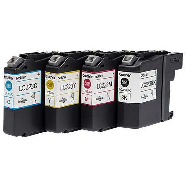 BROTHER LC-223 ink car. Bl + tri-co blis, LC223VALBP