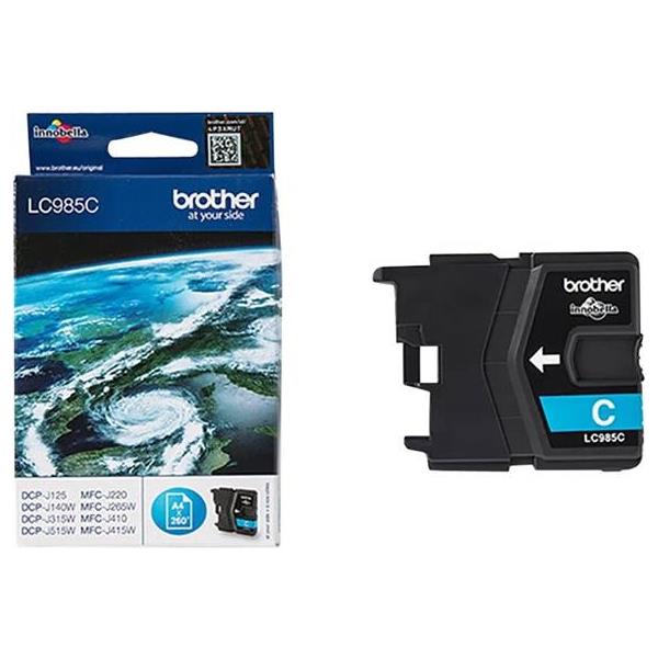 BROTHER LC985C cyan ink DCP-J125, LC985C