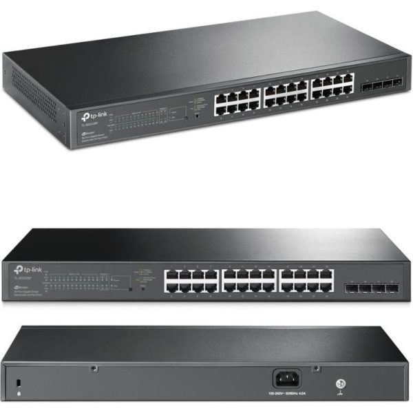 TP-Link JetStream Smart Switch, 24 x Gigabit PoE 802.3af at, 250W, TL-SG2428P - Slika 3