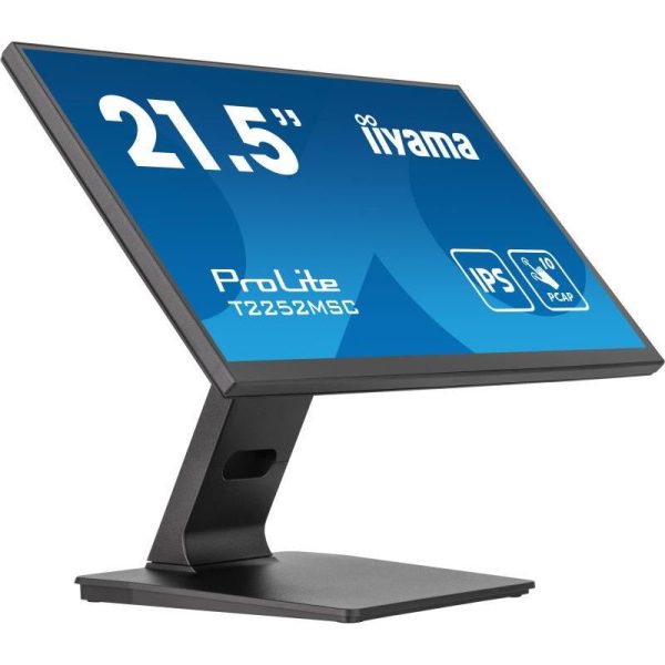IIYAMA Monitor LED T2252MSC-B2 21.5" IPS TOUCH Capacitive 1920 x 1080, 250 cd/m2, 1000:1, 5ms, Touch points 10, Touch method stylus, finger, glove, Touch interface, T2252MSC-B2 - Slika 3