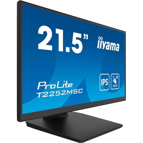 IIYAMA Monitor LED T2252MSC-B2 21.5" IPS TOUCH Capacitive 1920 x 1080, 250 cd/m2, 1000:1, 5ms, Touch points 10, Touch method stylus, finger, glove, Touch interface, T2252MSC-B2 - Slika 9