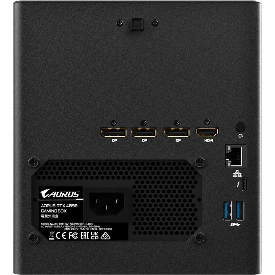 GIGABYTE Video Card NVIDIA AORUS RTX 4090 GAMING BOX WATERFORCE 24GB, 1xTB3, 1xLAN, 2xUSB3.2 A, 1xUSB 3.2 Type-C, 3xDP 1.4, GV-N4090IXEB-24GD - Slika 3