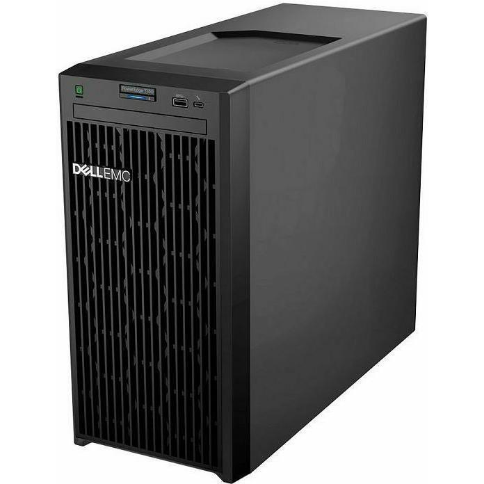 DELL EMC PowerEdge T150, 4x3.5", Intel Xeon E-2314 (8MB, 4C/4T, 2.8GHz, Turbo, 65W), 16GB UDIMM 3200MT/s, 480GB SSD SATA HP, PERC H355, iDRAC9 Basic, TPM 2.0 V3, BCM 5720 DP, PET1507A-17653773-09