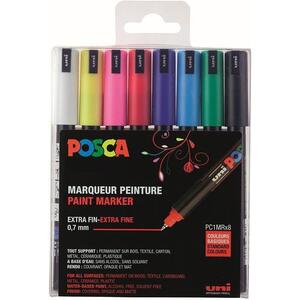Uni pak marker Posca pc-1mr osnovne boje 8/1, 246066000