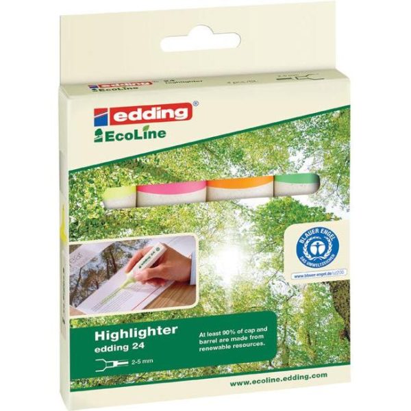 Signir 2-5mm EcoLine Edding 24 4boje blister BF23, 000043710