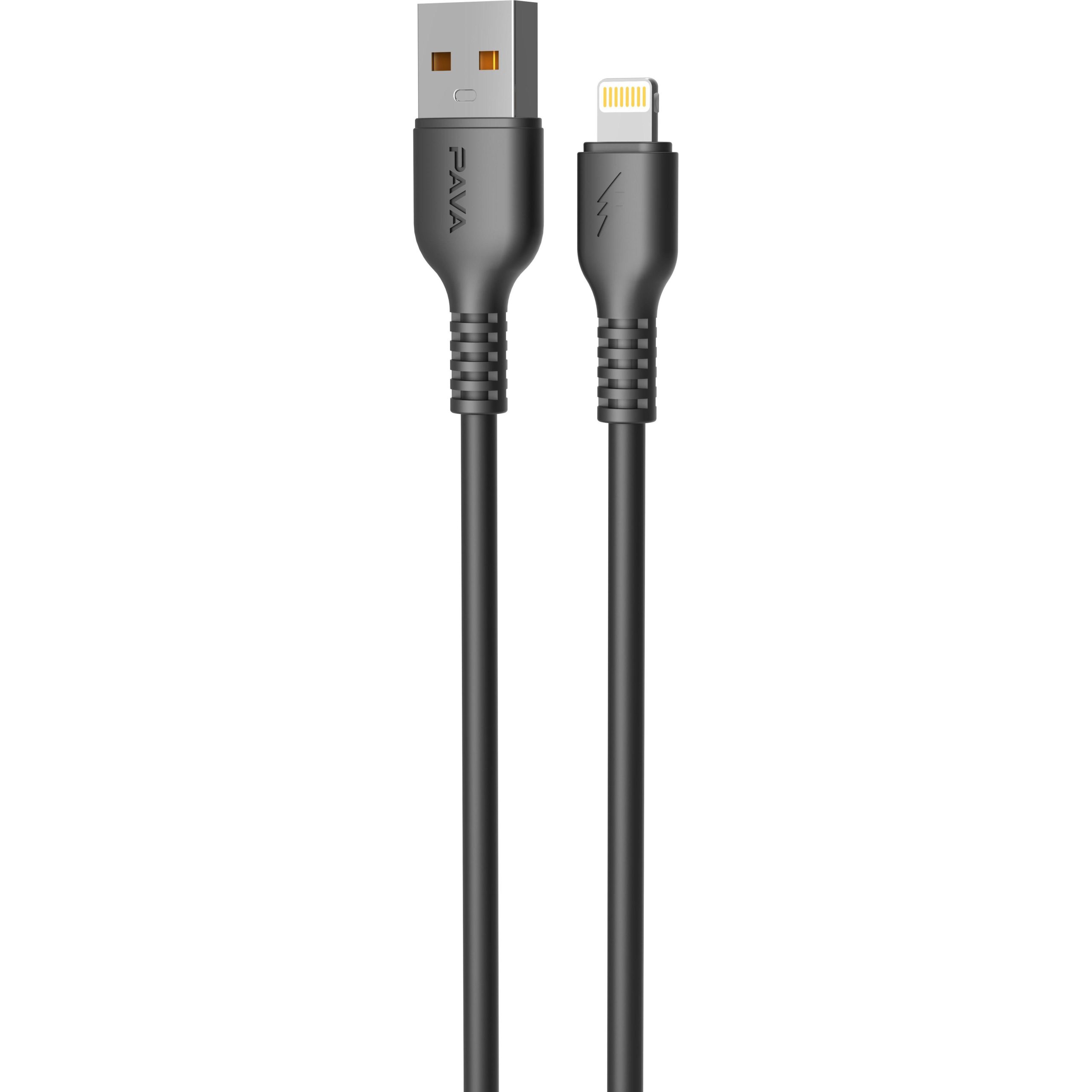 PAVAREAL cable USB to iPhone Lightning 5A PA-DC73I 1 m. black - Slika 2