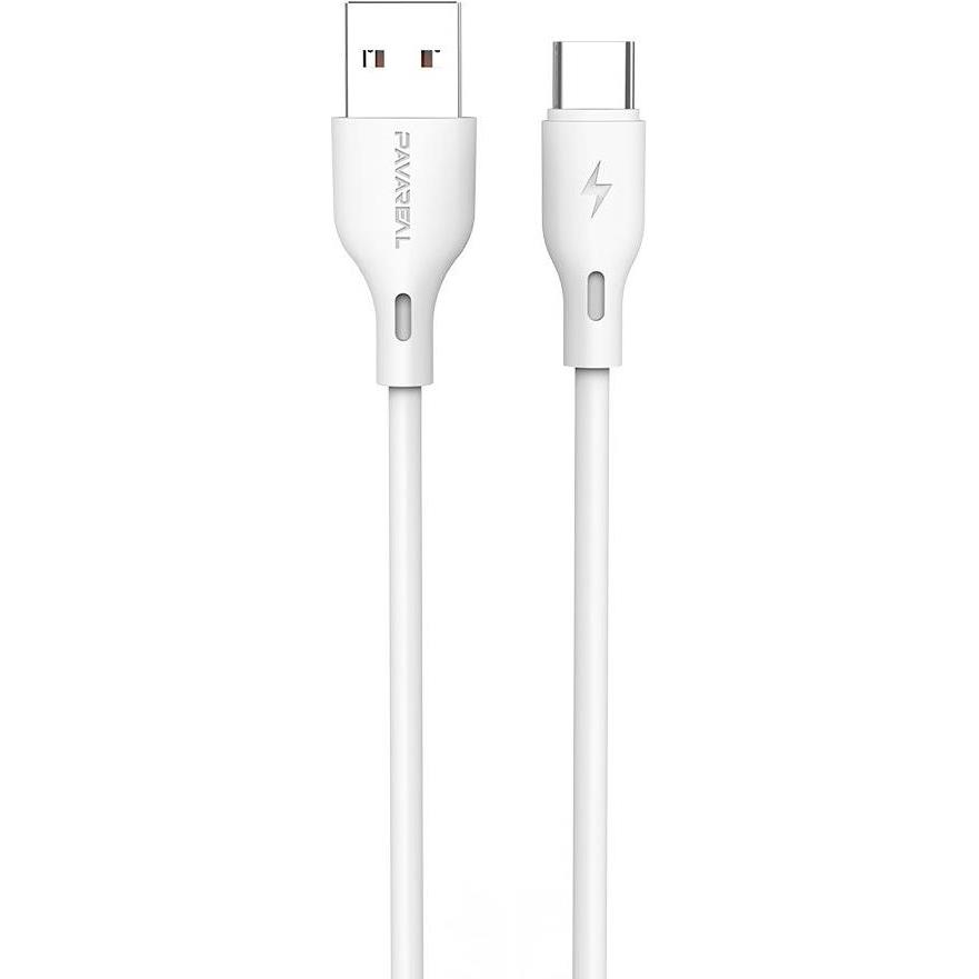 PAVAREAL cable USB to Type C 6A PA-DC186C 1 m. white - Slika 2