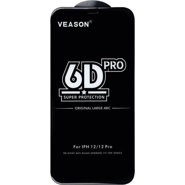 Zašitno staklo 6D Pro Veason Glass - for Iphone 14 Pro black - Slika 3