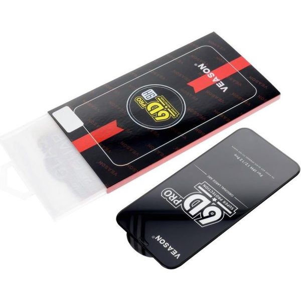Zašitno staklo 6D Pro Veason Glass - for Iphone 14 Pro black - Slika 9