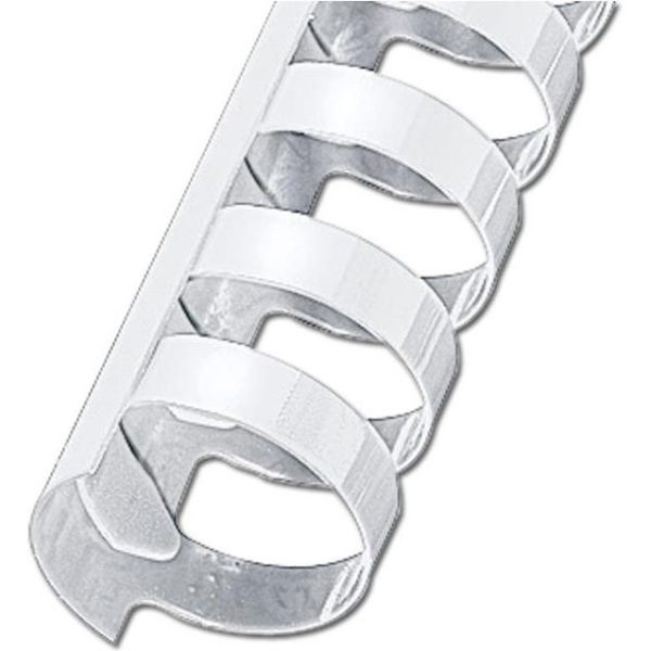 Spirala plastična fi-51mm oval pk50 Fornax bijela