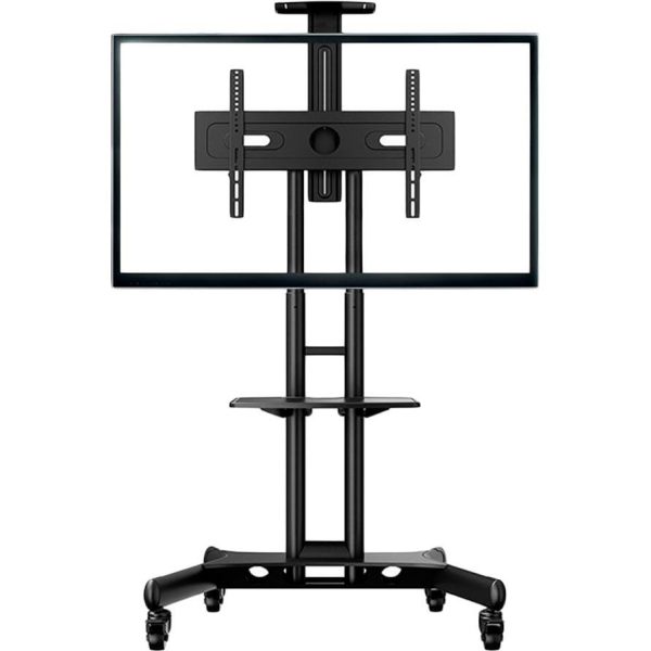 Stalak pokretni ONKRON za TV 40"-70” s kotačićima, crni, TS1551-B