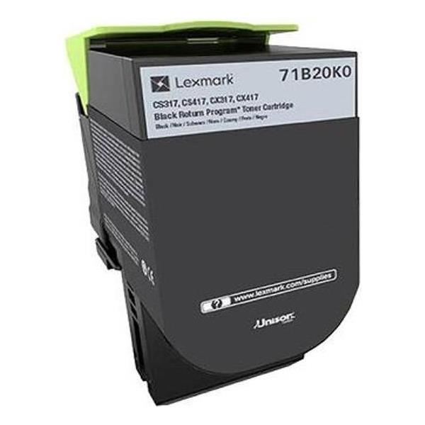 Toner Lexmark 71B20K0 black 3k