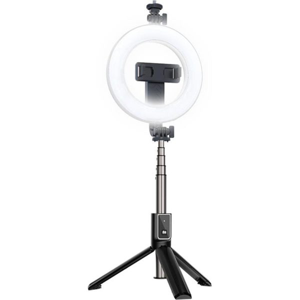 Selfie štap XO BT tripod SS12 black 95cm sa LED lampom, SS12