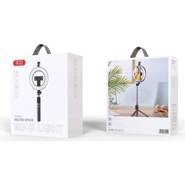 Selfie štap XO BT tripod SS12 black 95cm sa LED lampom, SS12 - Slika 2