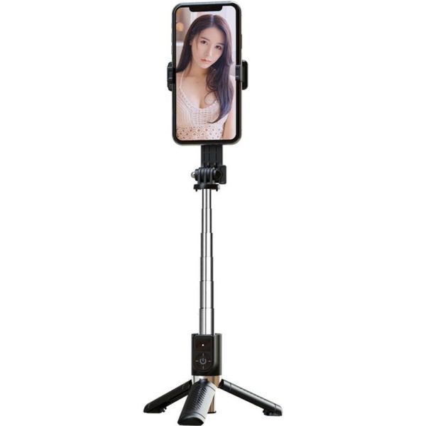 Selfie štap XO BT tripod SS10 black 80cm