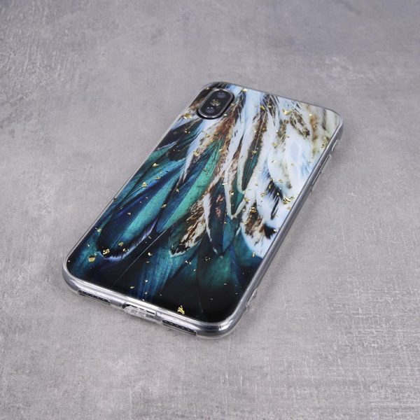 Maskica Gold Glam Samsung Galaxy A13 5G / A04S feathers, GSM118204 - Slika 2