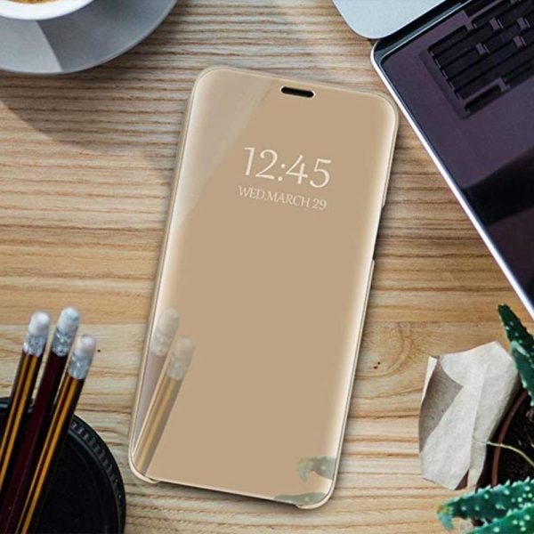 Torbica Smart Clear View Samsung Galaxy S23 gold, OEM101333 - Slika 2