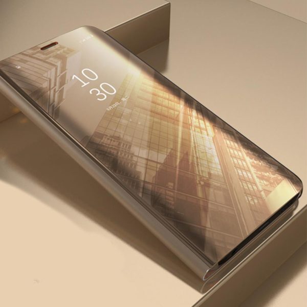 Torbica Smart Clear View Samsung Galaxy S23 gold, OEM101333 - Slika 4