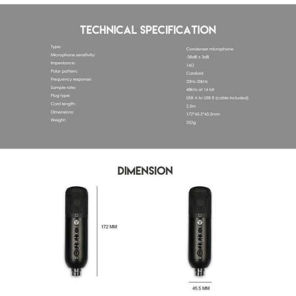 MIKROFON FANTECH MCX01 - Slika 3